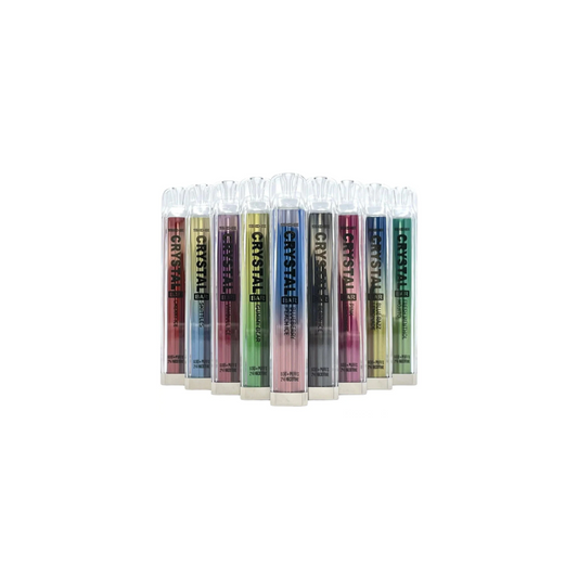 SKE - CRYSTAL BAR 600 PUFF DISPOSABLE VAPE SYSTEM (Pack of 10)