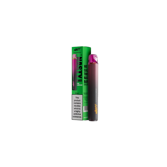 Nasty Bar DX2 Disposable Vape Bar 600 Puffs 20mg Nic Salt-Pink Lemonade