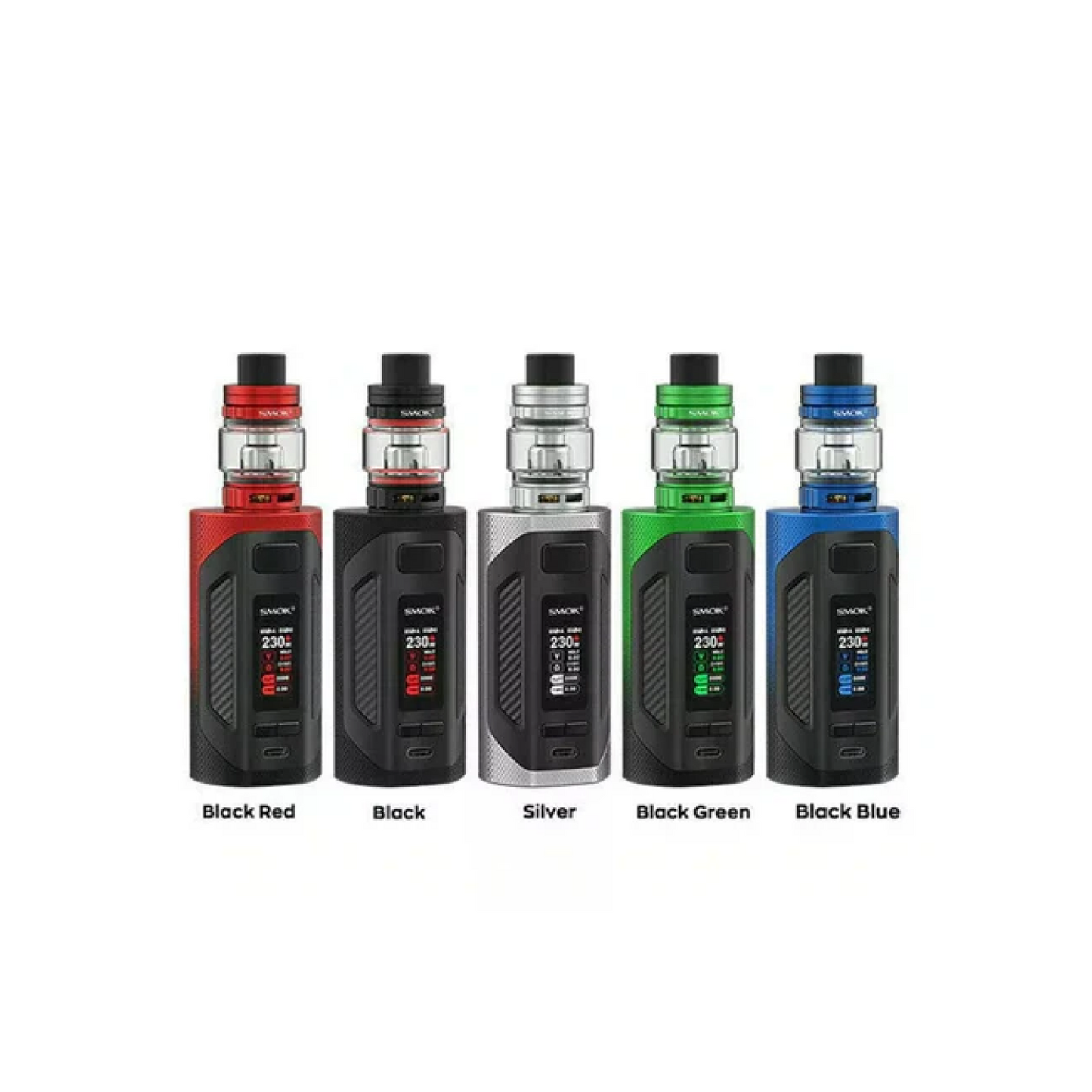 SMOK Rigel 230W E Cig Vape Mod Box Kit with 2ml TFV9