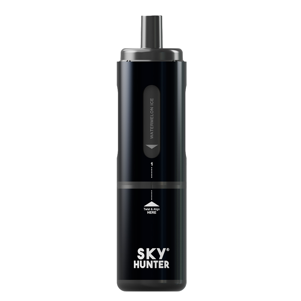 Sky Hunter 2600 Prefilled Pod Vape Kit-Black Edition