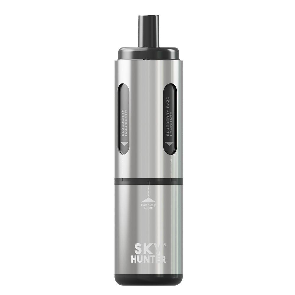 Sky Hunter 2600 Prefilled Pod Vape Kit-Silver Edition