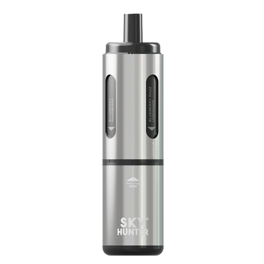 Sky Hunter 2600 Prefilled Pod Vape Kit-Silver Edition