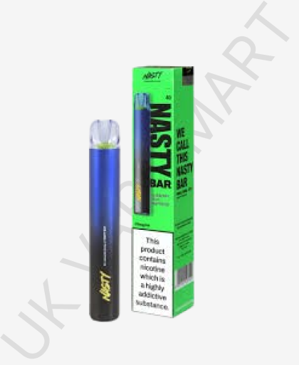 Nasty Bar DX2 Disposable Vape Bar 600Puffs 20mg Nic Salt-Blue Sour Raspberry