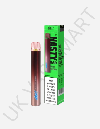 Nasty Bar DX2 Disposable Vape Bar 600Puffs 20mg Nic Salt-Fizzy Chery