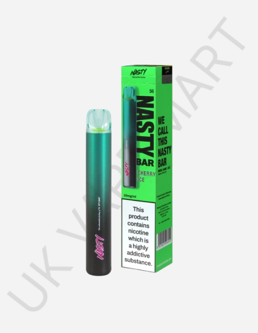 Nasty Bar DX2 Disposable Vape Bar 600Puffs 20mg Nic Salt-Cherry Ice