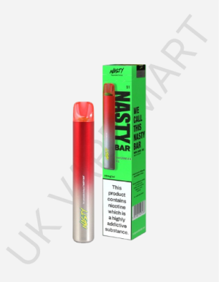 Nasty Bar DX2 Disposable Vape Bar 600Puffs 20mg Nic Salt-Watermelon Ice