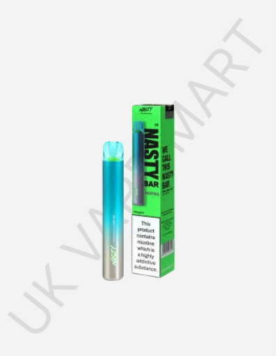 Nasty Bar DX2 Disposable Vape Bar 600Puffs 20mg Nic Salt-Menthol