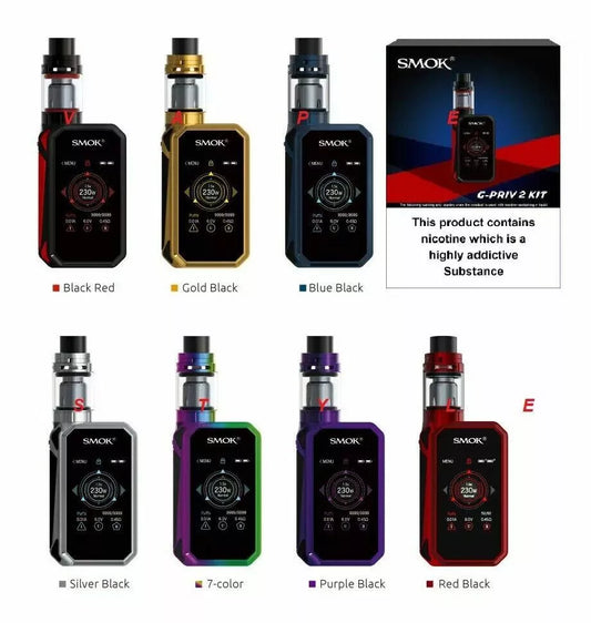 SMOK G-Priv II Vape 230W Ecig MOD Subohm Thick Clouds Kit