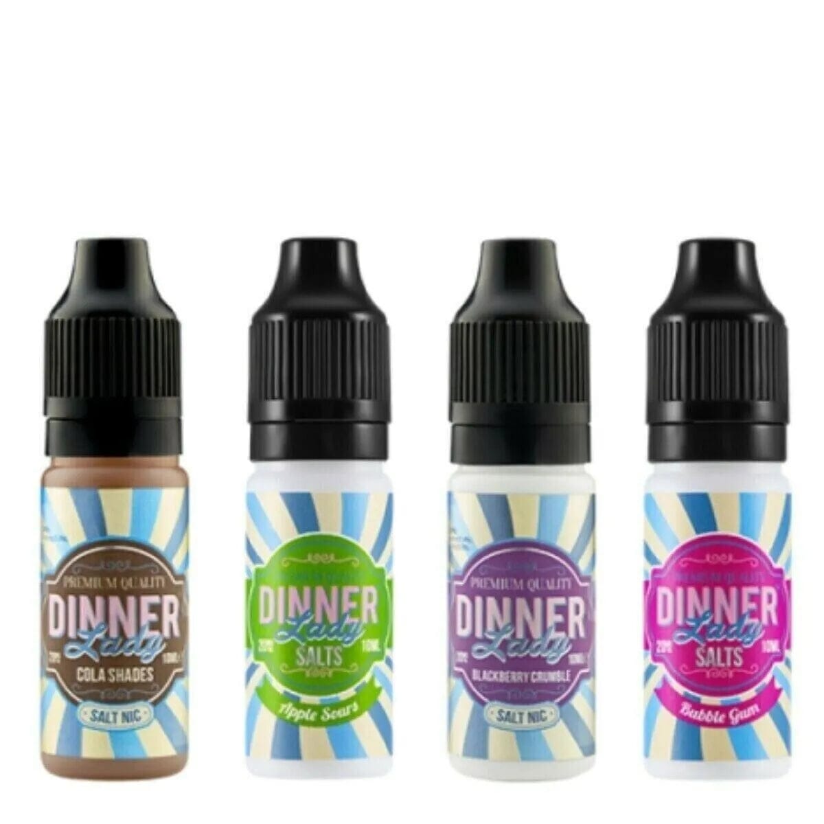 Dinner Lady Nic Salt E Liquid 50/50 VG Vape Juice - 20mg/ml - 10ml - TPD