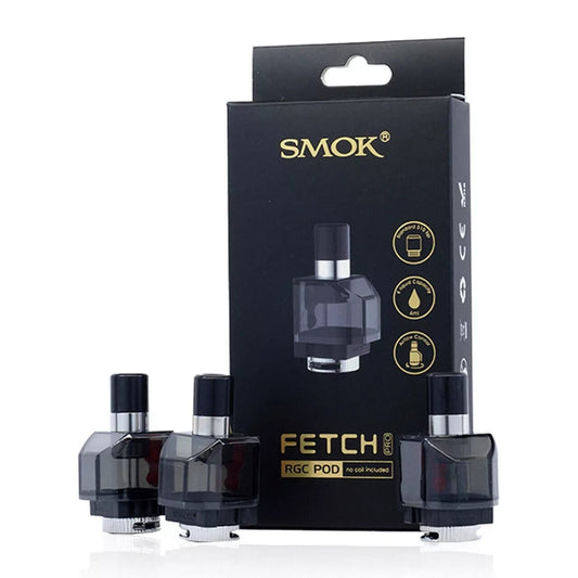 Genuine SMOK Fetch Pro Replacement Pod (3 Pack) work with RGC coils | 2ml Pods