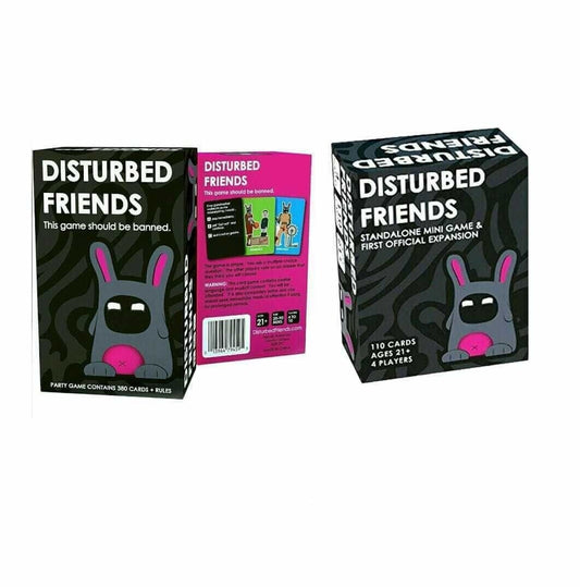 Disturbed Friends Mini Board Game The Party Game Should be Banned Family Card Games