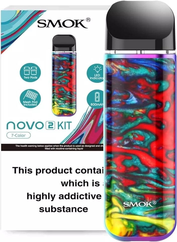 Smok Novo 2 Vape Kit with 2ml Pod 800mAh Novo 2 Style with Pods