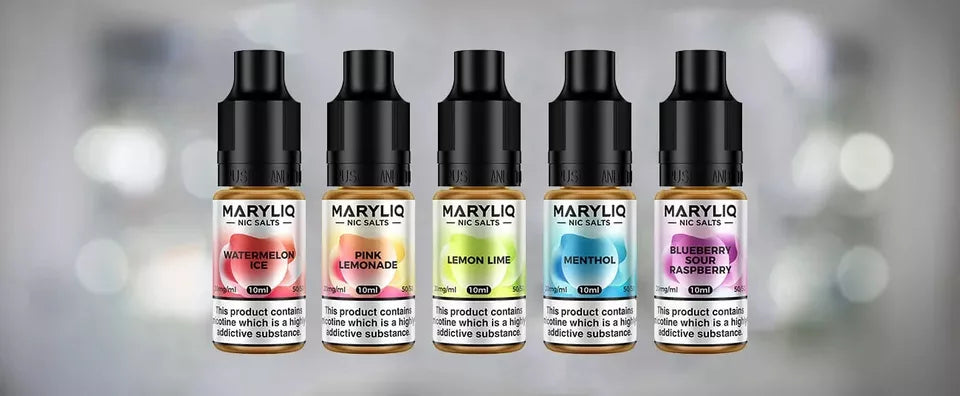 10 X LOST MARY VAPE JUICE MARYLIQ Liquid Nic Salt 10ml 10mg/20mg 50PG/50VG