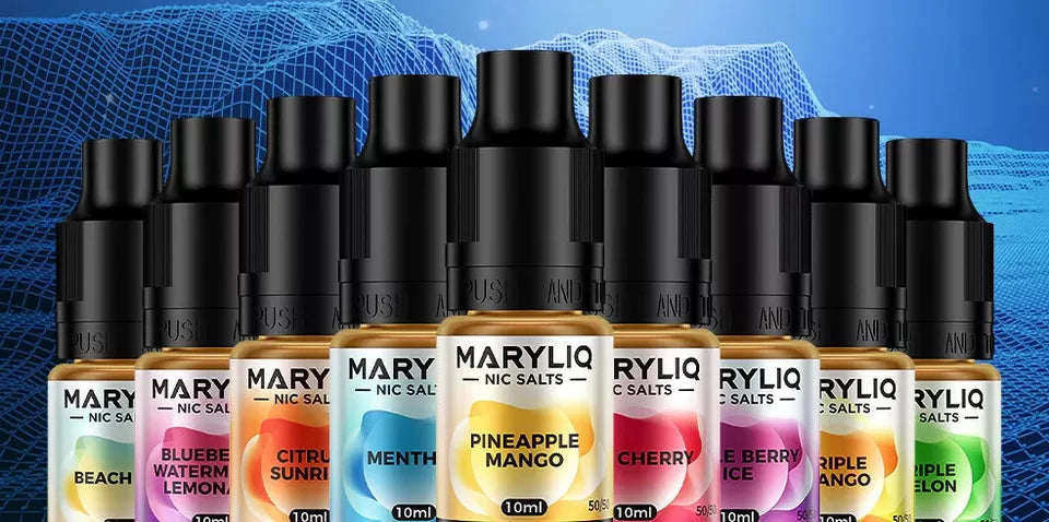 10 X LOST MARY VAPE JUICE MARYLIQ Liquid Nic Salt 10ml 10mg/20mg 50PG/50VG