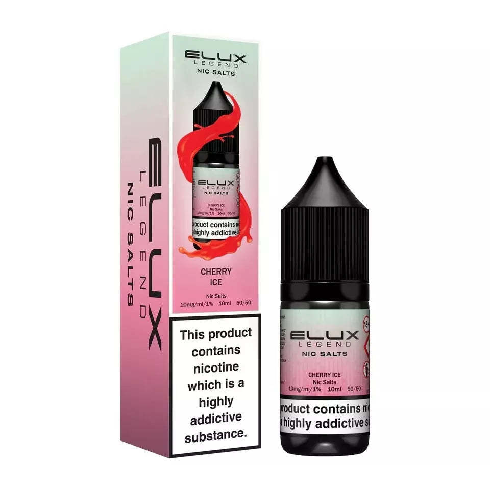 Elux LEGEND Nic Salt 10ml E Liquid Vape Juice 10mg | 20mg (Pack of 10)