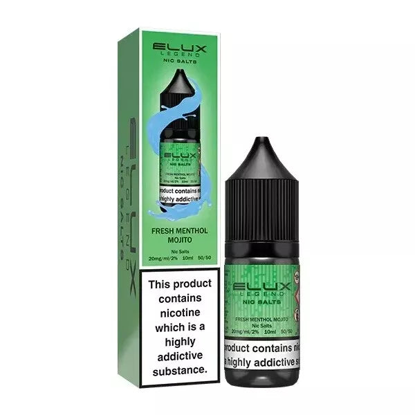 Elux LEGEND Nic Salt 10ml E Liquid Vape Juice 10mg | 20mg (Pack of 10)