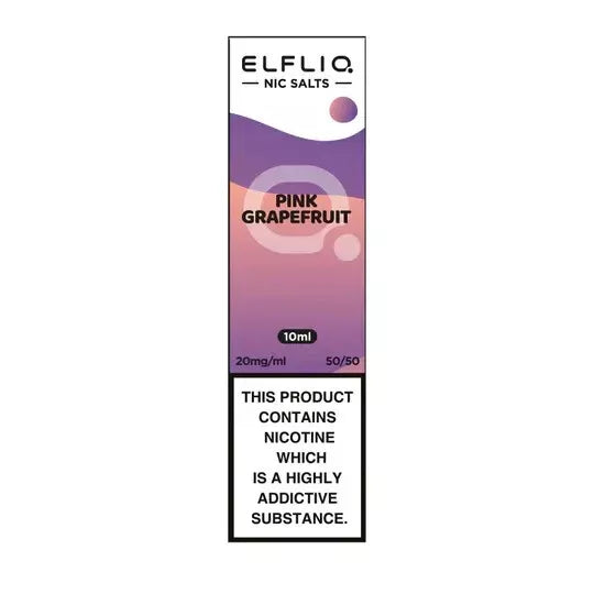 10 X ELFLIQ by ELF BAR Nic Salt 10ml E Liquid 10mg | 20mg Vape Juice 50/50 VG/PG