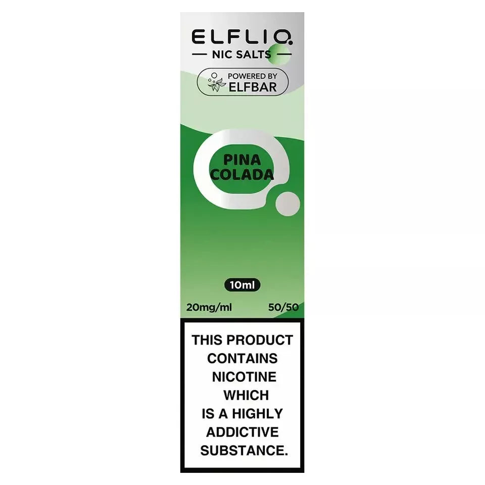 10 X ELFLIQ by ELF BAR Nic Salt 10ml E Liquid 10mg | 20mg Vape Juice 50/50 VG/PG