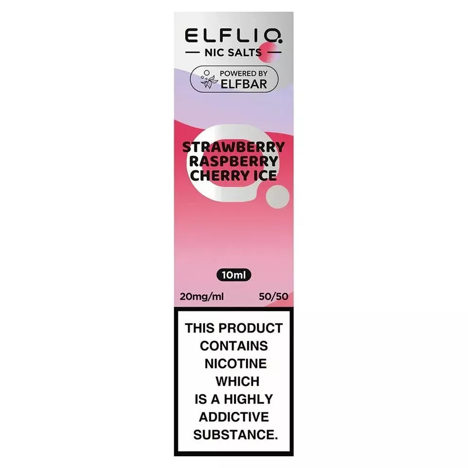 10 X ELFLIQ by ELF BAR Nic Salt 10ml E Liquid 10mg | 20mg Vape Juice 50/50 VG/PG