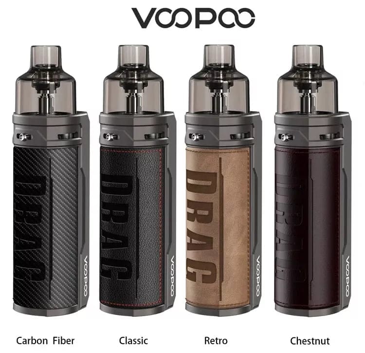 Voopoo Drag S 60W Mod Pod Vape E-Cig Starter Kit 2500mAh 2ml Fast Track Delivery