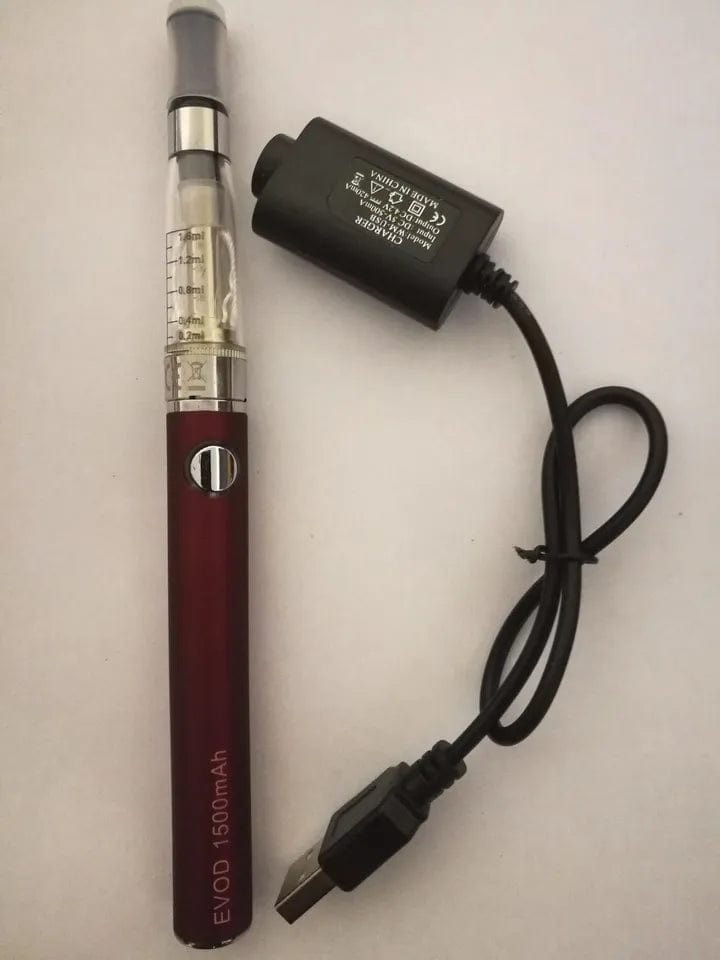 EVOD 1500 MAH E RECHARGEABLE SHISHA VAPE PEN CIGARETTE KIT; BATTERY CHARGER TANK