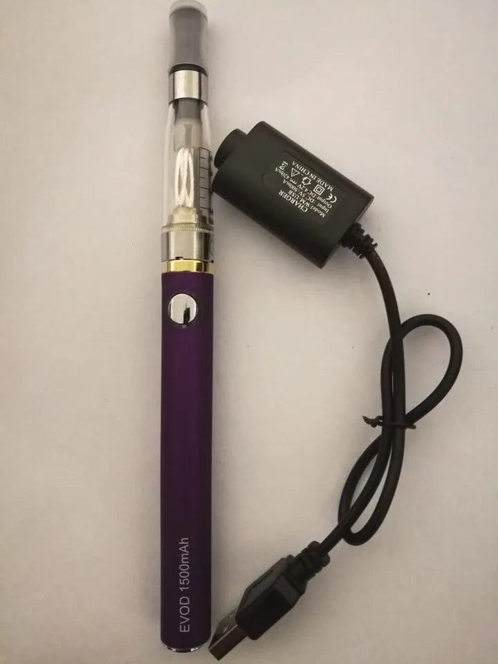 EVOD 1500 MAH E RECHARGEABLE SHISHA VAPE PEN CIGARETTE KIT; BATTERY CHARGER TANK