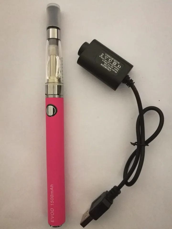 EVOD 1500 MAH E RECHARGEABLE SHISHA VAPE PEN CIGARETTE KIT; BATTERY CHARGER TANK