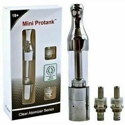 NEW 1.6mL MINI PROTANK CLEAROMISER ATOMISER TANK FOR E CIG VAPE SHISHA + 3 Coils