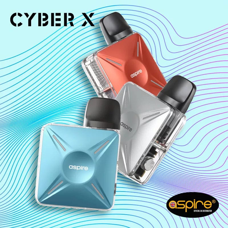 New Aspire Cyber X Vape Pod Kit E Cig 1000 mAh - Fast Free Dispatch